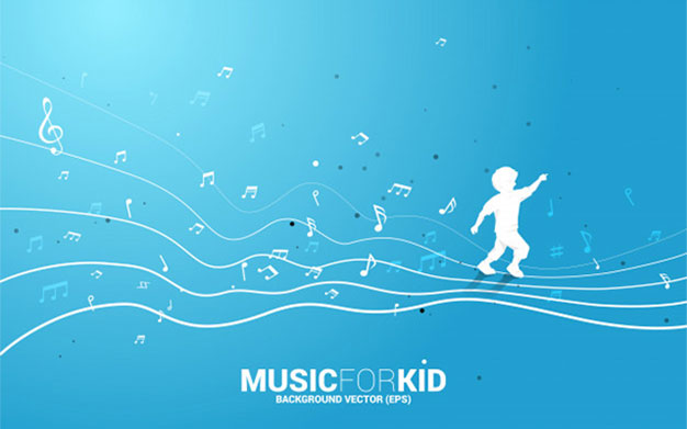 پوستر موسیقی برای کودکان - Music for kid and children