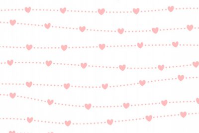 پترن قلب برای روز ولنتاین - Mini hearts and dashed line background