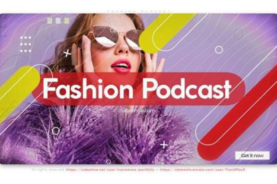 تیزر تبلیغاتی فشن پادکست افتر افکت - Fashion Podcast