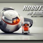 لوگو اینترو ربات 3D افتر افکت - Robots 3D logo bumpers