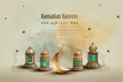 بنر ماه رمضان – Islamic greeting ramadan kareem