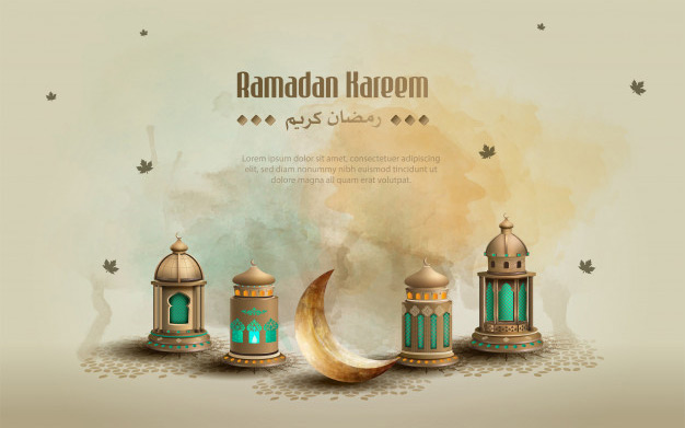 بنر ماه رمضان – Islamic greeting ramadan kareem