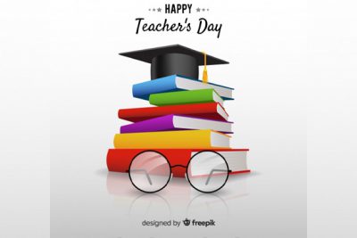 بنر تبریک روز معلم - World teachers' day composition