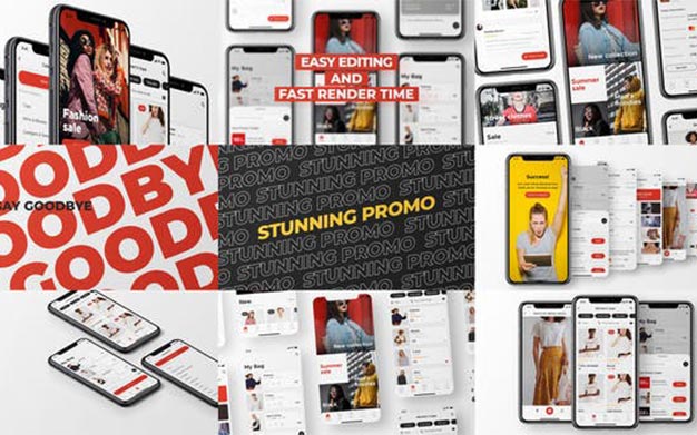 پرومو تبلیغات اپلیکیشن افتر افکت - Stunning app promo