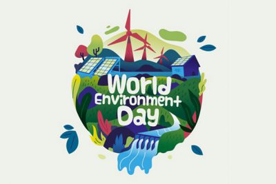 بنر روز محیط زیست - Happy world environment day