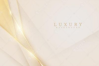 بک گراند کرم با خط های طلایی - Elegant cream shade background with line golden elements