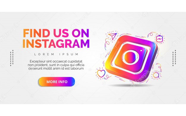 لوگو اینستاگرام در شبکه های مجازی - Instagram social media with colorful design