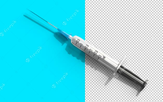 بنر واکسیناسیون - Syringe for vaccine vaccination