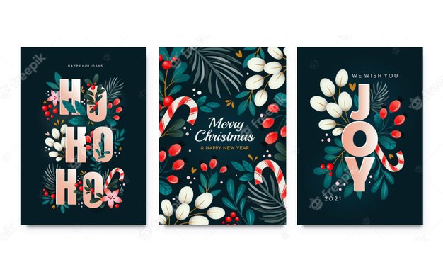مجموعه کارت های تبریک کریسمس - Christmas cards