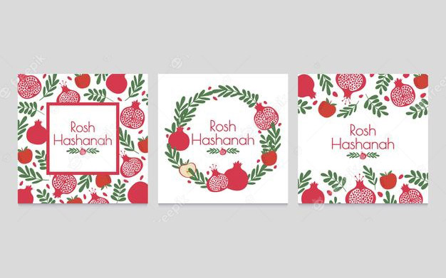 کارت تبریک با طرح انار - Greeting cards with pomegranate