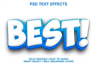 افکت متن سه بعدی - Best text effect template