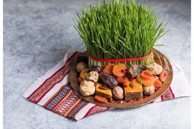 تصویر سبزه عید نوروز - Novruz setting table