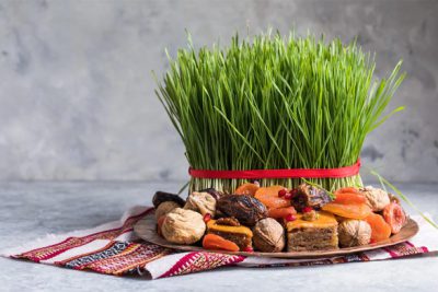 تصویر سبزه عید نوروز - Novruz setting table