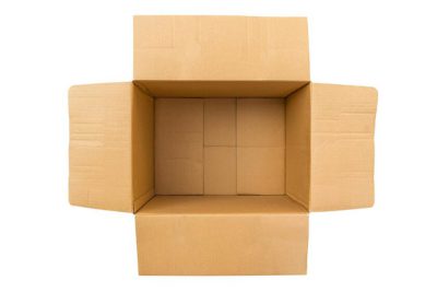تصویر جعبه باز شده - Open empty cardboard box