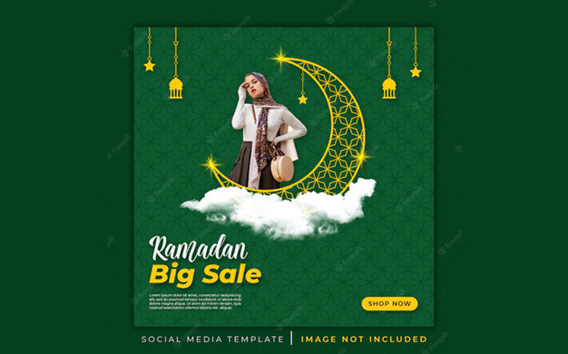 بنر تبلیغاتی ماه رمضان - Ramadan big sale banner